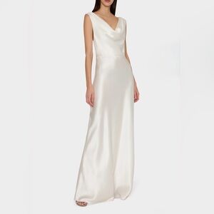 Milly Ivory Satin Dress